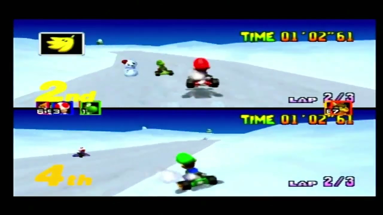 Mario Kart 64 Extra Mirror (200cc) 2 Player