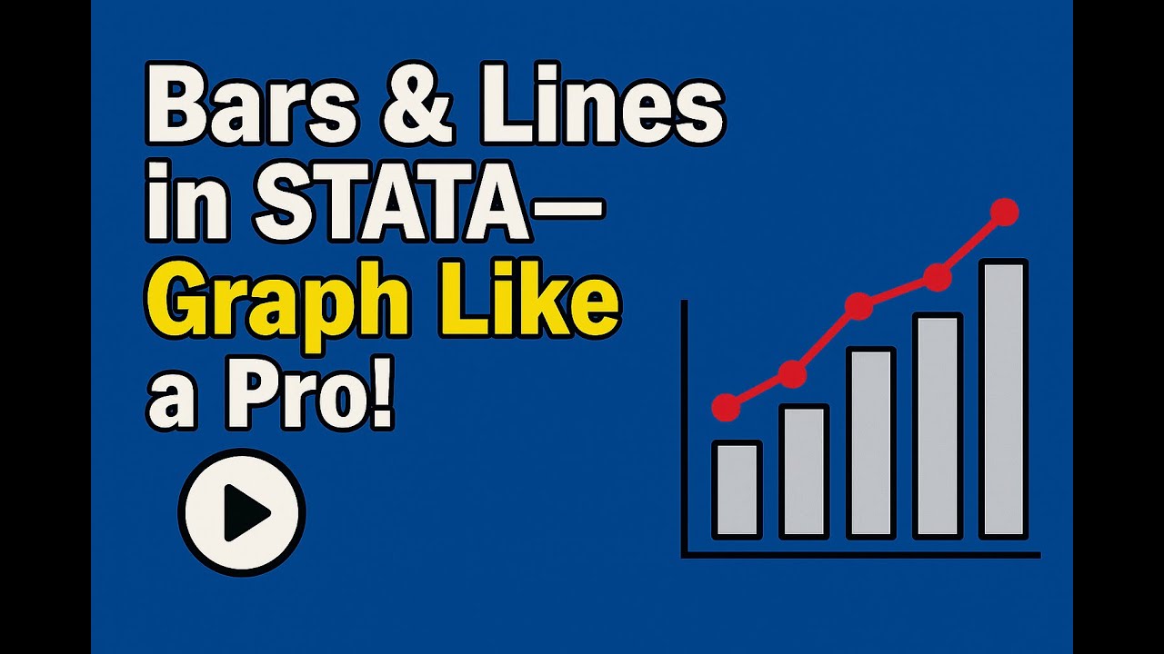 STATA Graphs Made Easy! | Bar & Line Chart Tutorial