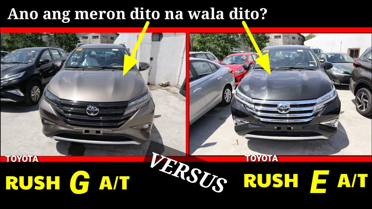 2019 Toyota Rush G versus Toyota Rush E | Comparisons | Deep Review and Walk around