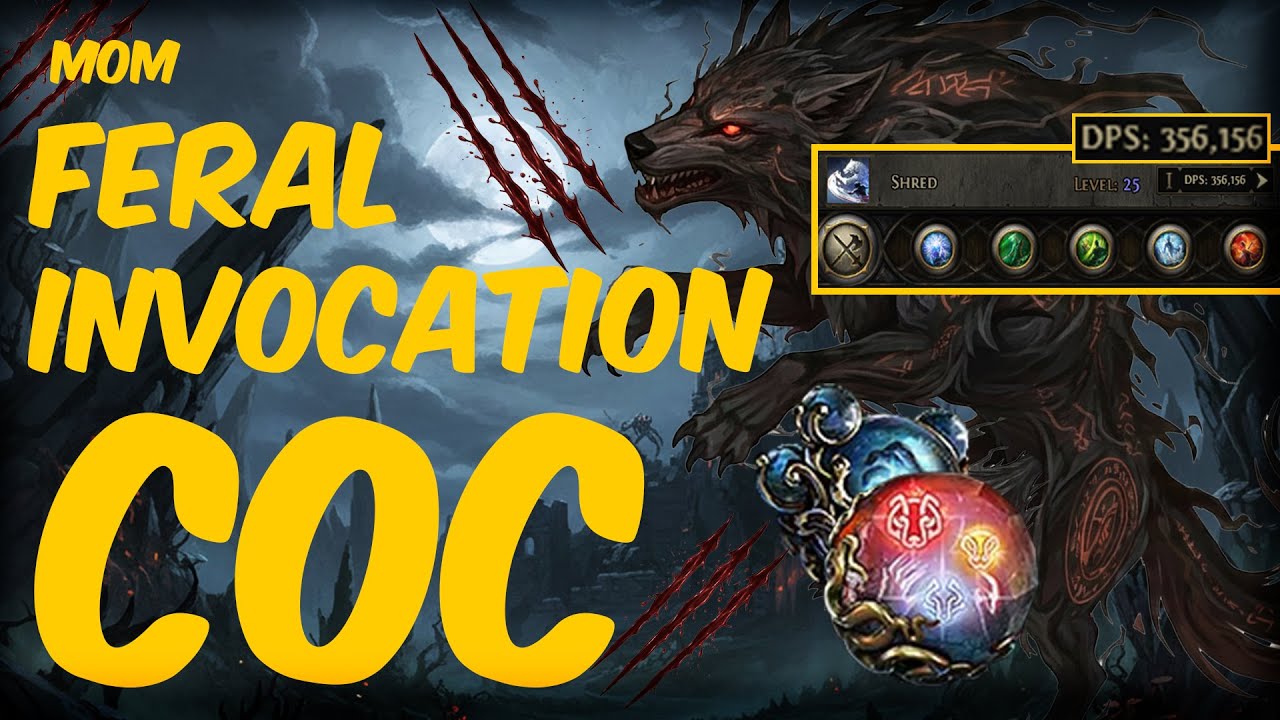 [POE2 0.4] Wolf Druid - Feral Invocation, MOM, COC