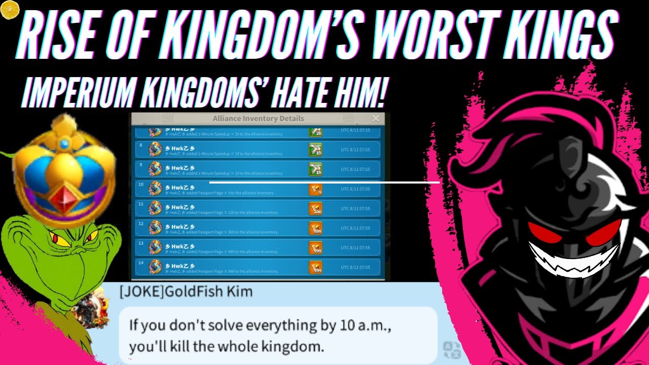 RISE OF KINGDOM'S WORST KINGS [ EPISODE 1]