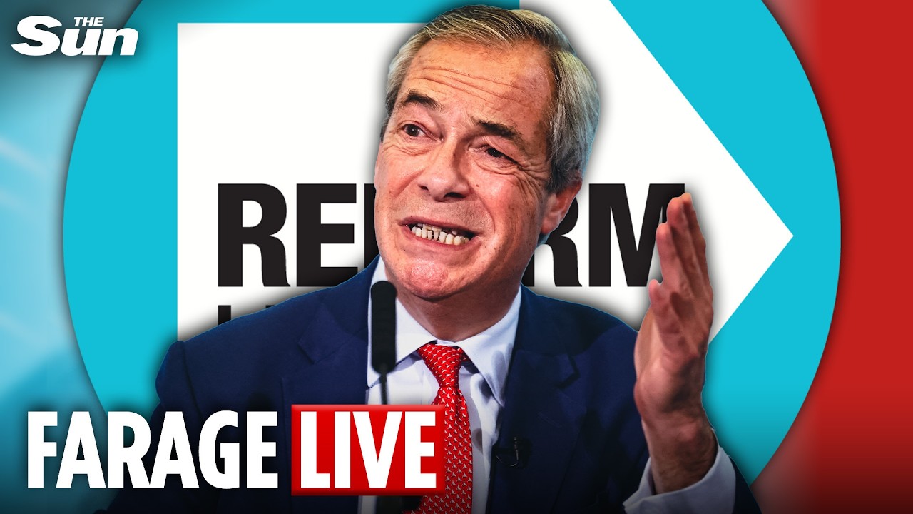LIVE: Nigel Farage holds 'important' Reform UK press conference in Warwickshire
