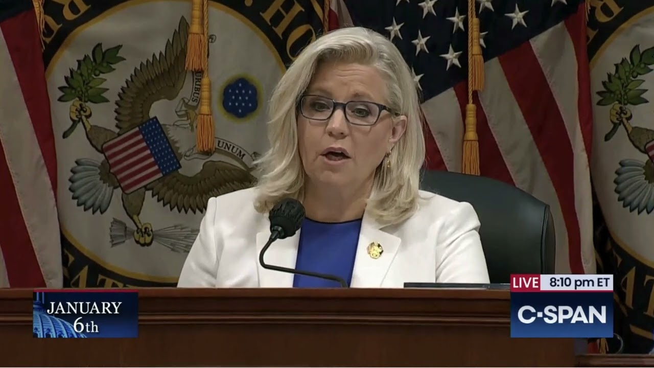 Rep. Liz Cheney Opening Remarks at January 6th Select Committee Hearing | July 21, 2022