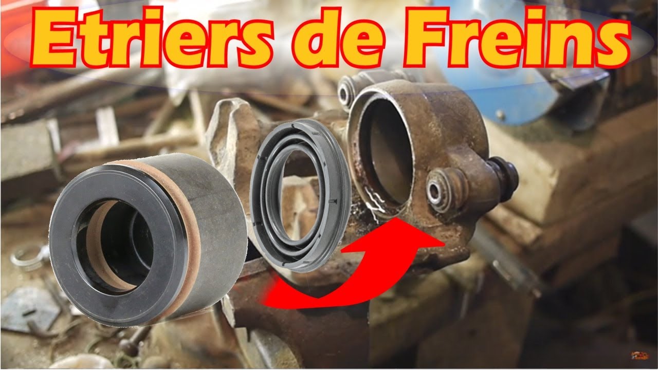 ✅ Étriers de frein grippé Remplacement piston joint  🔧🚗🤘🏻