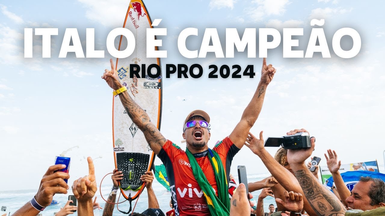 Rio Pro 2024 -  Italo Ferreira é campeão / Detalhes da vitória em Saquarema 