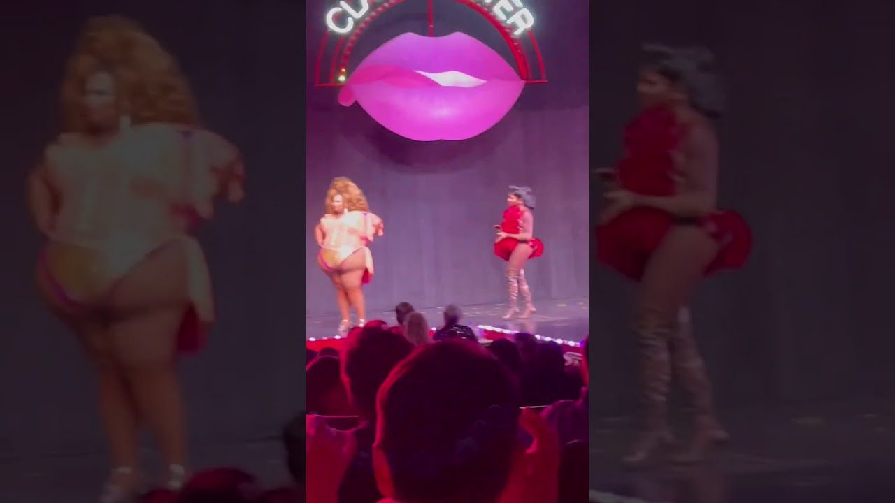 Rupaul Drag Race show Las Vegas Nevada. Derek Barry spinning. November 2022￼