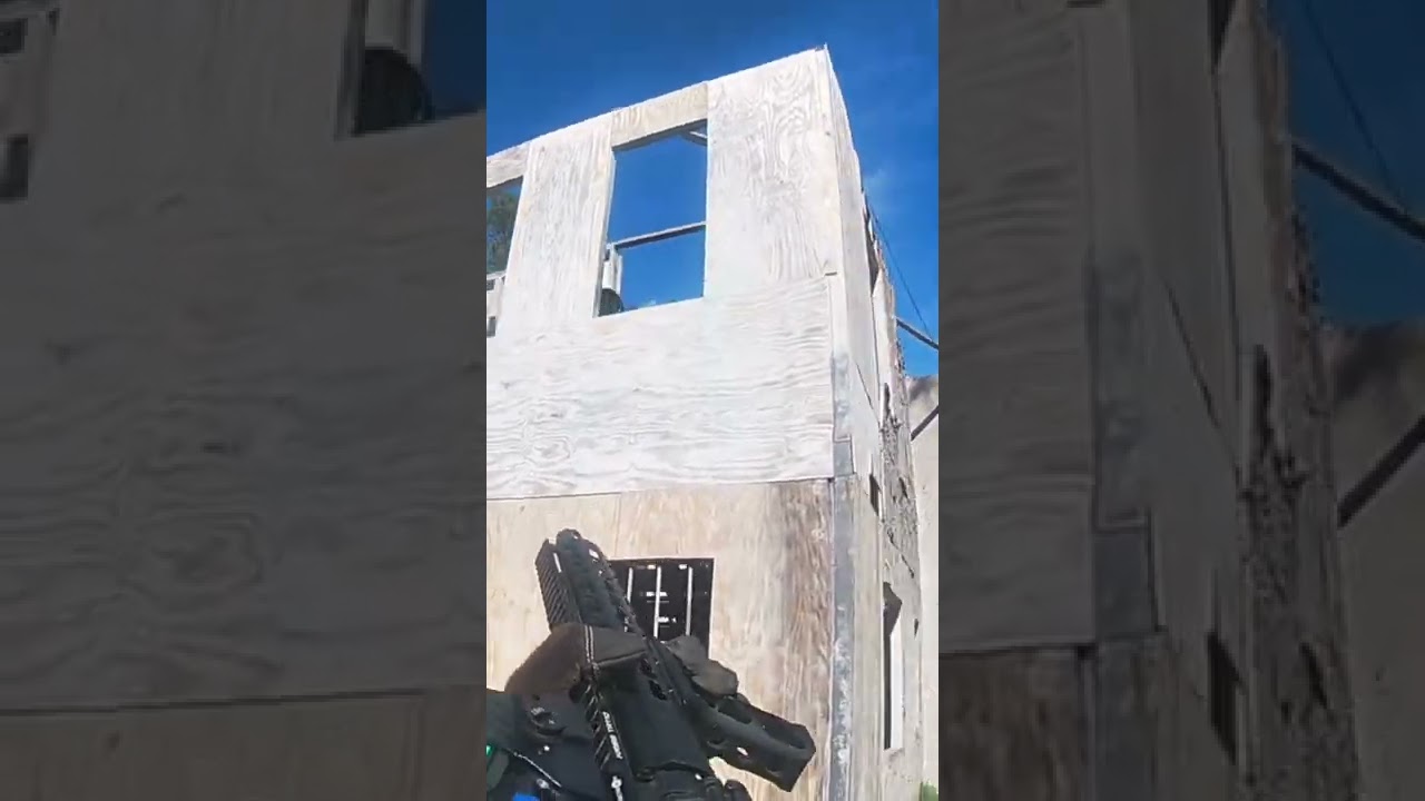 kid gets knocked in an airsoft fight