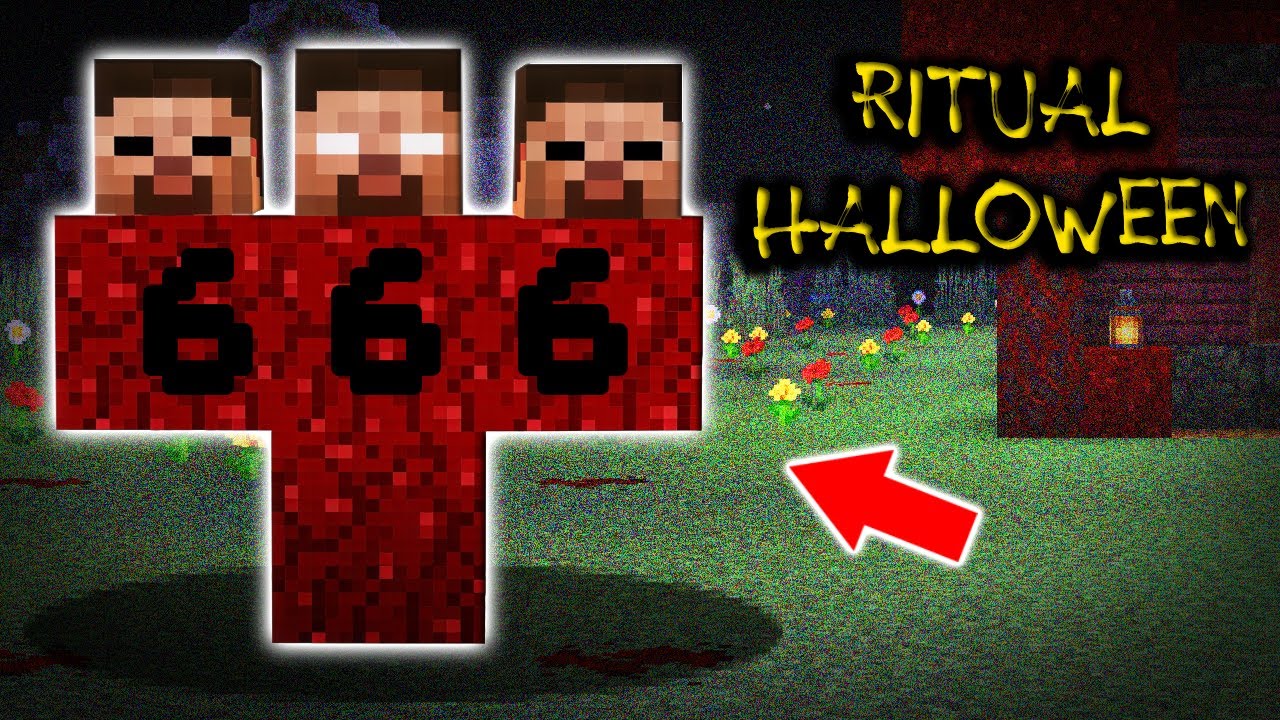 NO realices ESTE RITUAL EN HALLOWEEN || MINECRAFT CREPPYPASTA