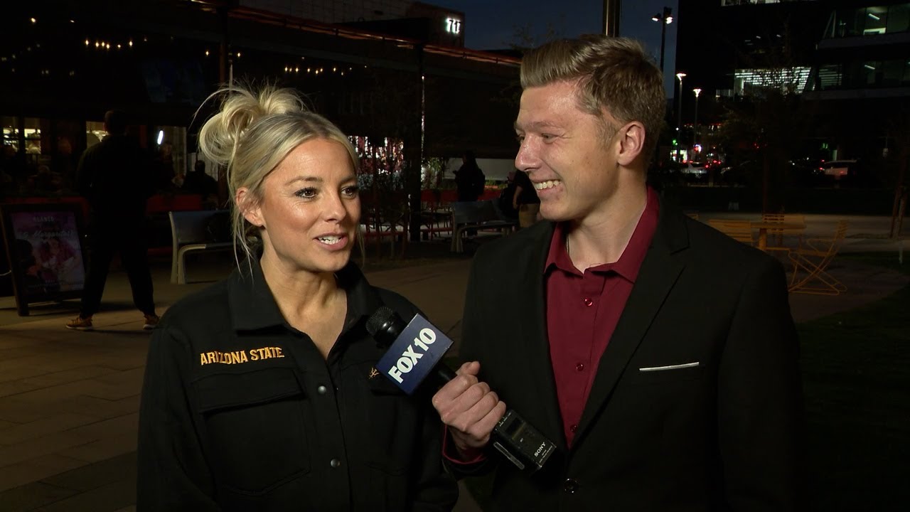 Meeting up with ASU WBB coach Molly Miller ahead of her first Territorial Cup basketball game