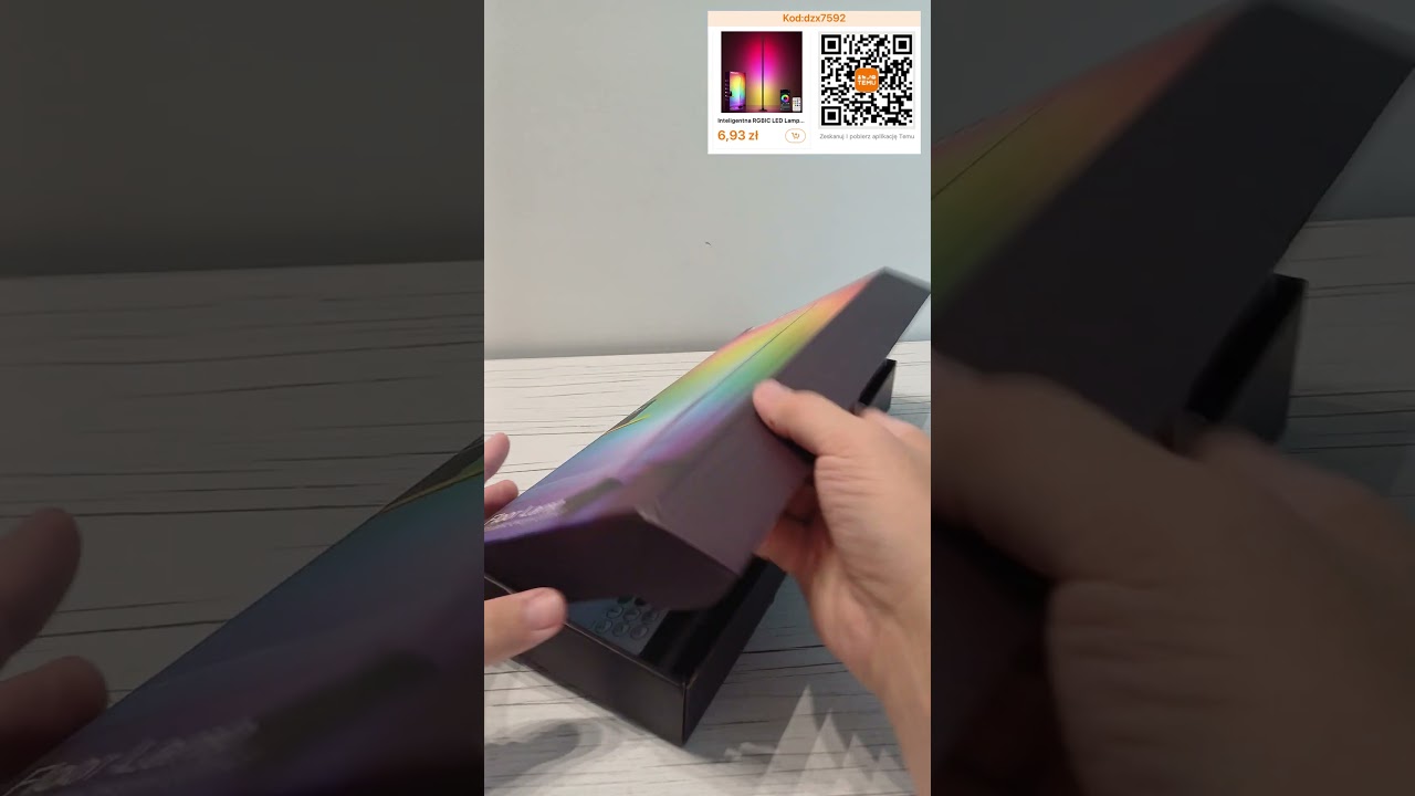 TEMU TEST #17 /1 - stojąca lampa LED RGB