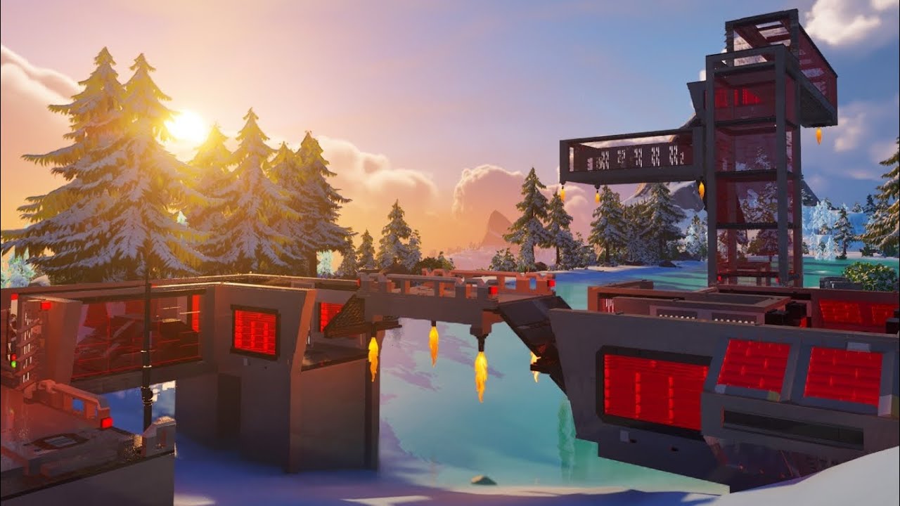 LEGO Fortnite: Frosty Future (obstacle course)