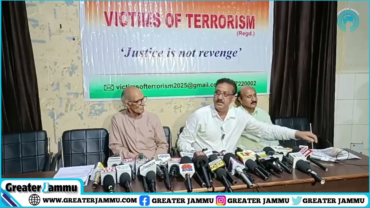 Normalcy पर बात करते है पर accountability पर नहीं, victim of terrorism addresses press conference