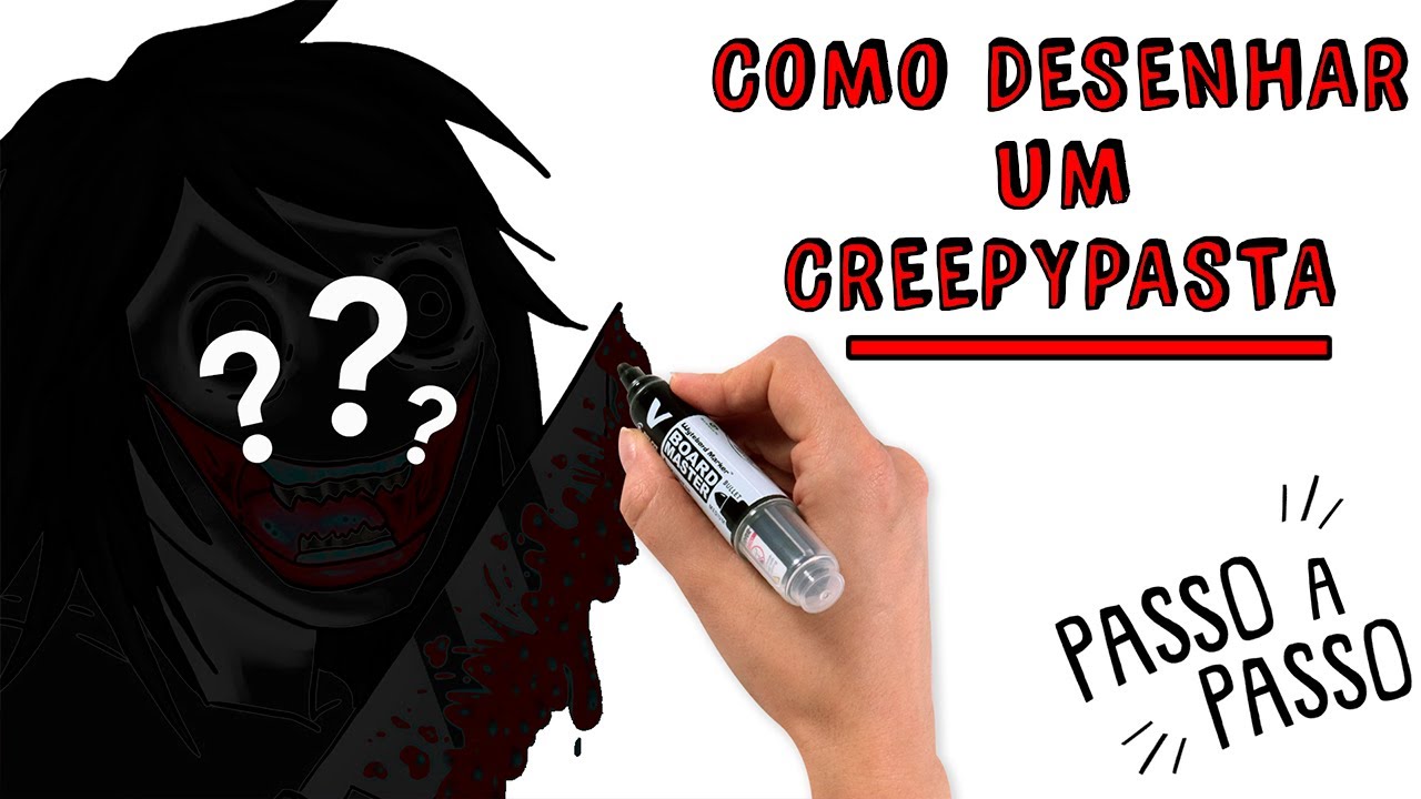 TUTORIAL para desenhar uma CREEPYPASTA ✏️ Draw My Life Português