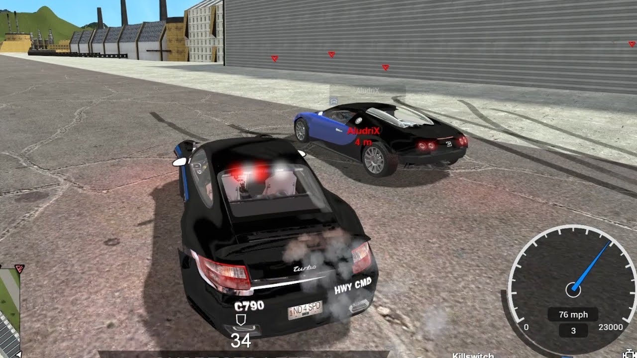 Multiplayer Police Chase in GMod (Unit Vehicles)