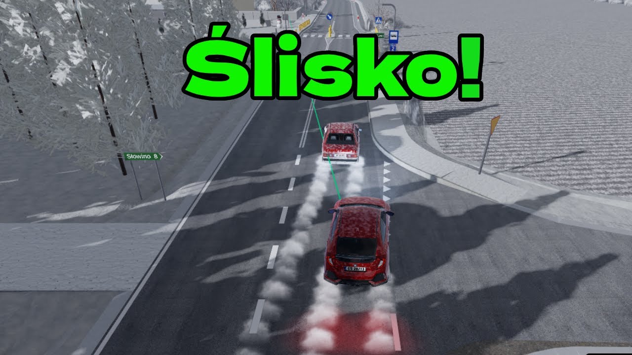Jest mega ślisko!🧊 Polish Car driving Roblox🚗