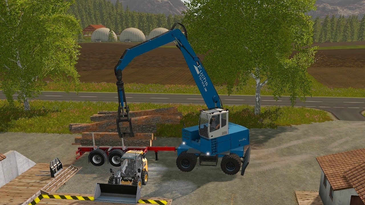 Farming Simulator 17 - Forestry and Farming on Woodshire 045