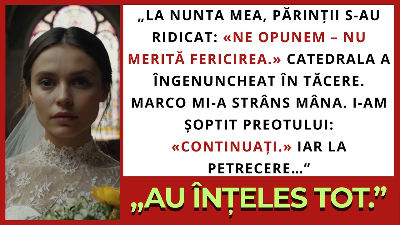 La nunta mea, părinții s-au ridicat: «Ne împotrivim – nu merită fericirea.»