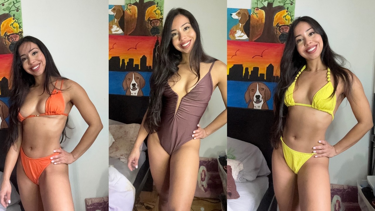 CUPSHE Bikinis and beach wear try on haul
