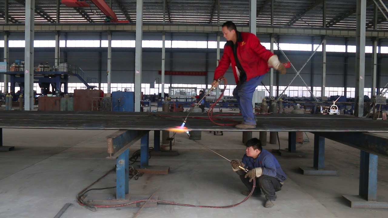 Process of Making the Membrane Water Cooling Wall in Boiler