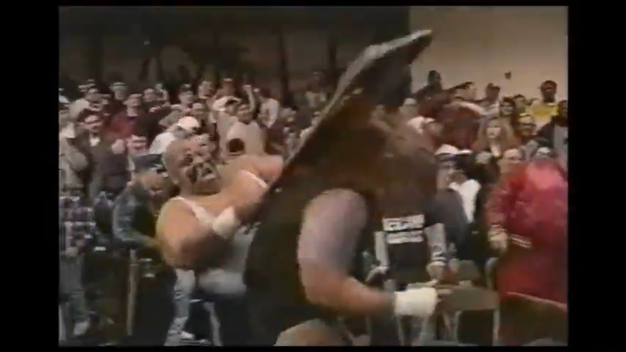 The Headhunters w/Damien Kane vs. The Bruise Brothers (ECW 1996)