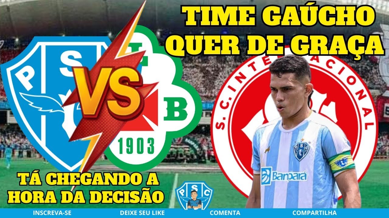 TIME GAÚCHO QUER PH DE GRAÇA 