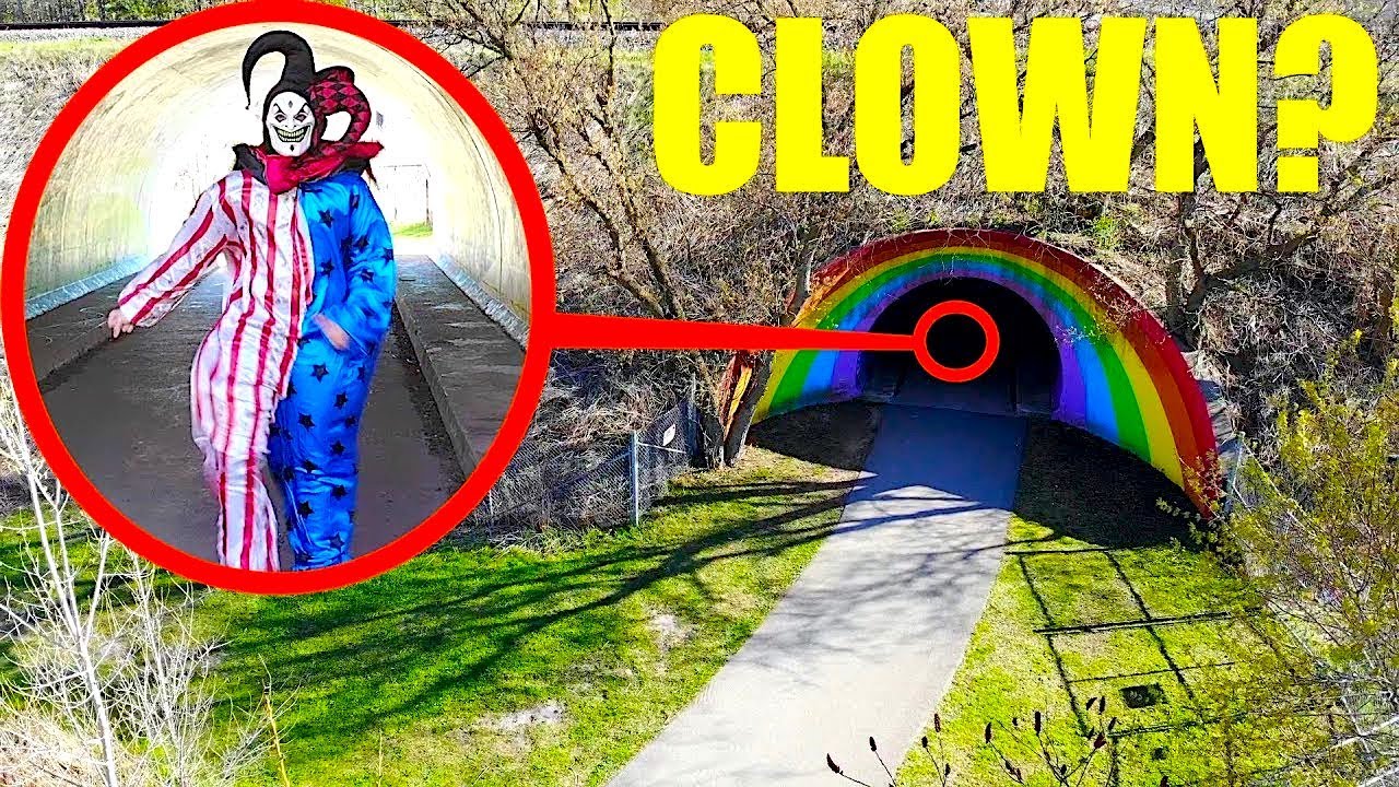 ¡No vas a creer lo que mi dron captó en la cámara dentro de Clown Tunnel