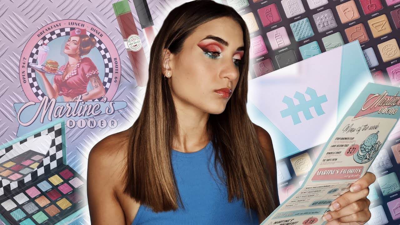 NOUVEAUTÉ MAKE-UP l LA COLLECTION MARTINE’S DINNER DE MARTINE COSMETICS ! 🥤 
