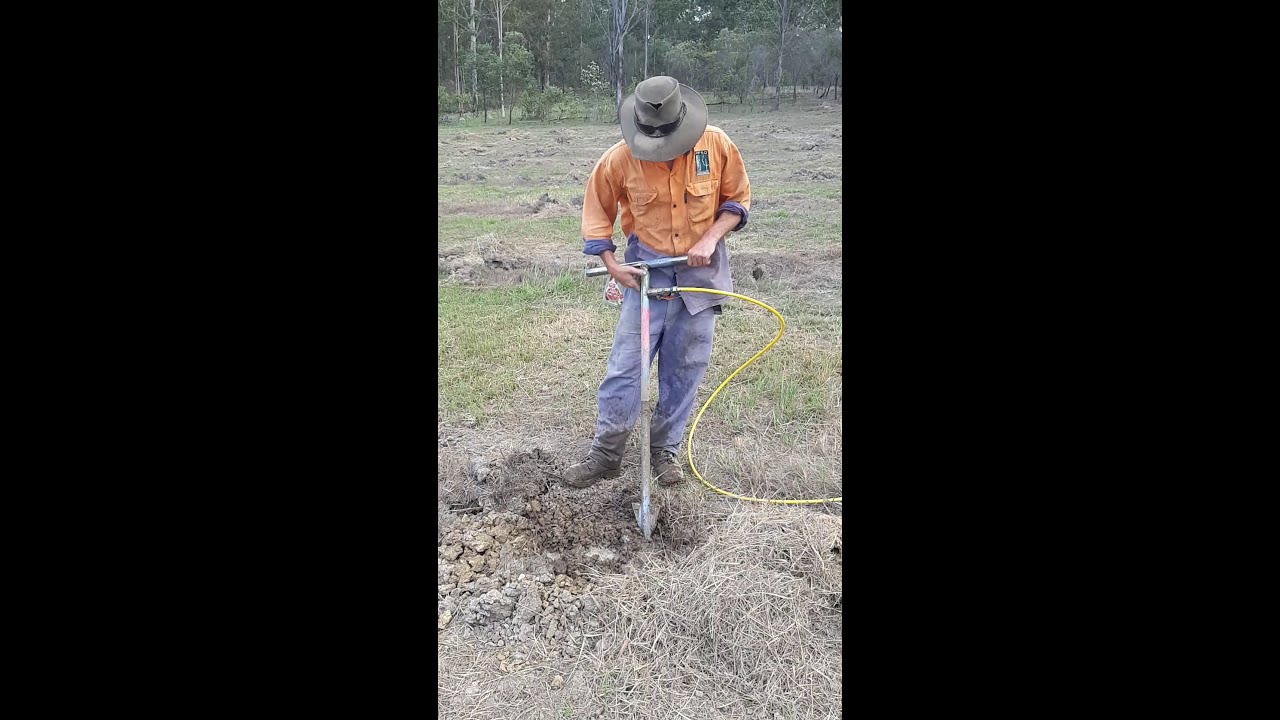 Plantation establishment using an Aqua Spear.