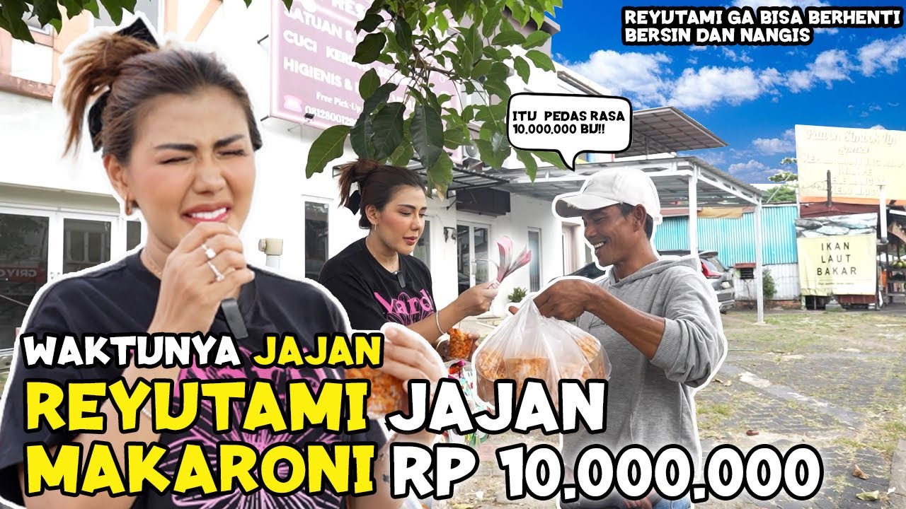 REYUTAMI GAK BISA BERHENTI BERSIN DAN NANGIS, JAJAN MAKARONI 10 JUTA