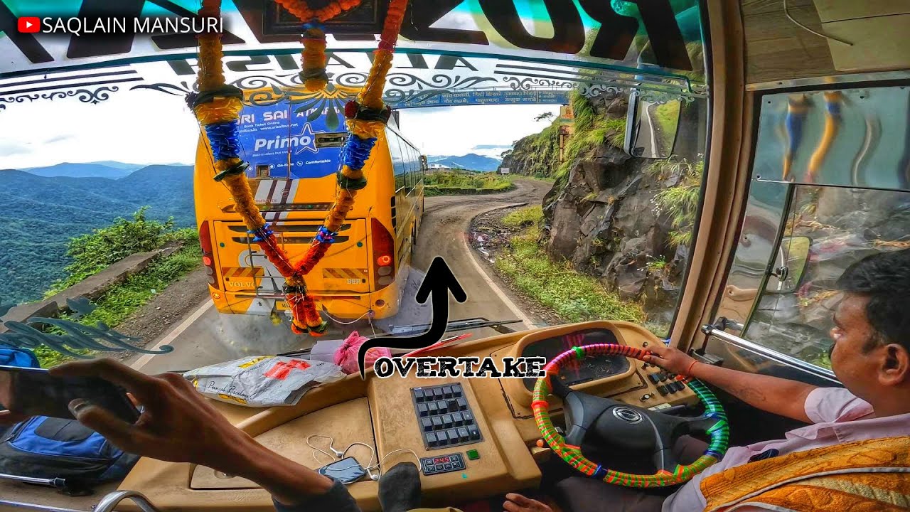 Bus Driving On Most Dangerous Road Gaganbawda (गगनबावडा) Karul Ghat || BharatBenz And Volvo