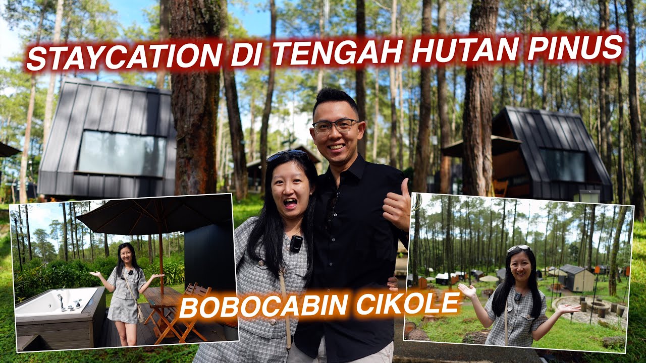 REVIEW BOBOCABIN CIKOLE LEMBANG BEST VIEW KE HUTAN PINUS