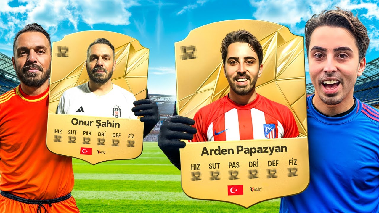 ONUR ŞAHİN FUTBOLDA NE KADAR YETENEKLİ ?!! // ARDEN vs ONUR FIFA KARTI KAPIŞMASI