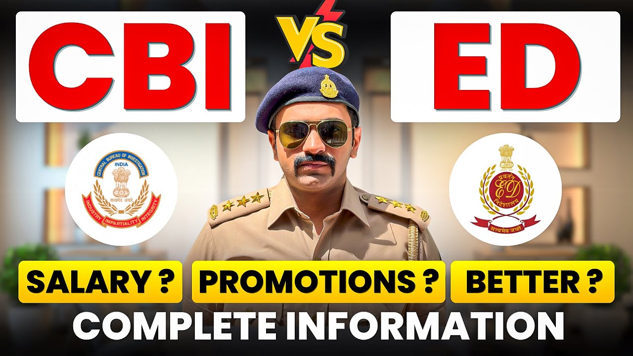 CBI vs ED | How to join CBI officer in India become cbi sub inspector How to join ED | SSC CGL Exam