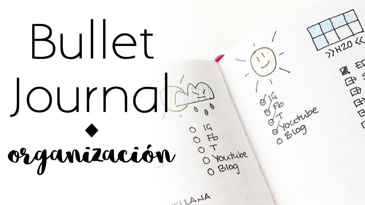 Cómo organizo el bullet journal | Bullet Journal | Organización | CON P DE PAPEL