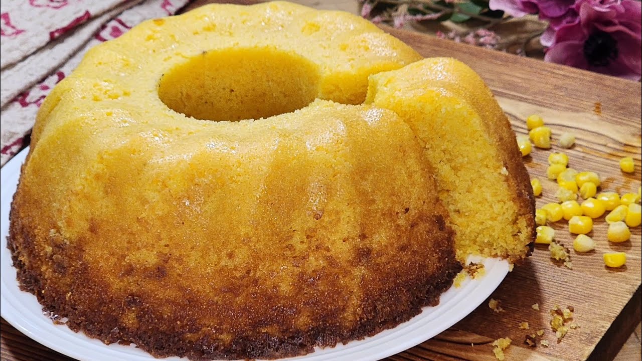 BOLO DE MILHO DE LATINHA / BOLO DE FUBA / CORN CAKE., #bolo, #milho, #fuba, #bolos, #cake, #recipe