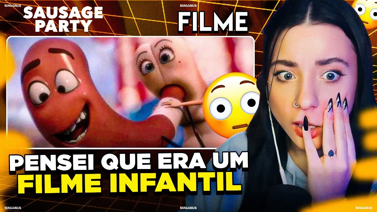 REAGINDO a FESTA DAS SALSICHAS  🤣 QUE FILME É ESSE CARA KKKKKKK