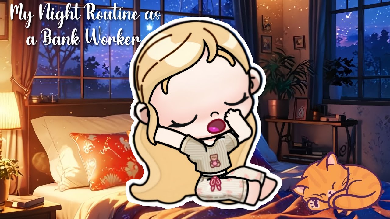 My Night Routine as a Bank Worker 💰 | Avatar World | Pazu