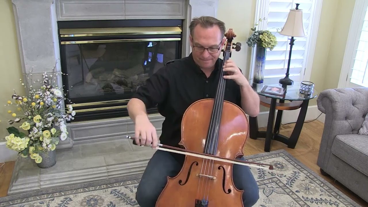 Witches Dance from Suzuki Book 2 - Practice video - Cello Instruction with Kayson Brown
