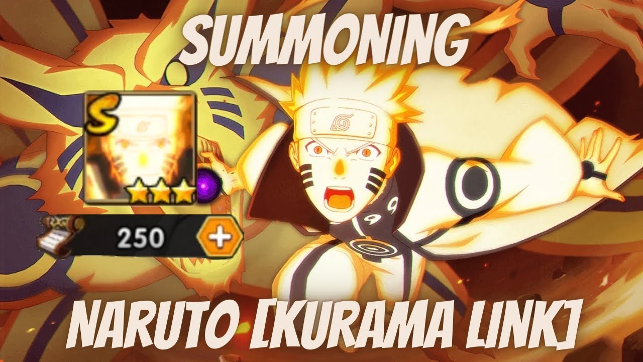 SUMMONING NARUTO UZUMAKI [KURAMA LINK] 🔥. 250+ Scrolls + Event. Naruto Mobile