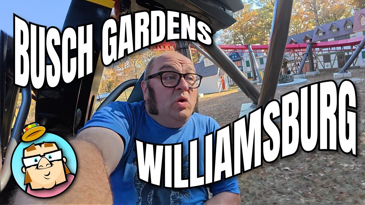 Riding the Big Bad Wolf at Busch Gardens Williamsburg - Riding All Coasters in Germany