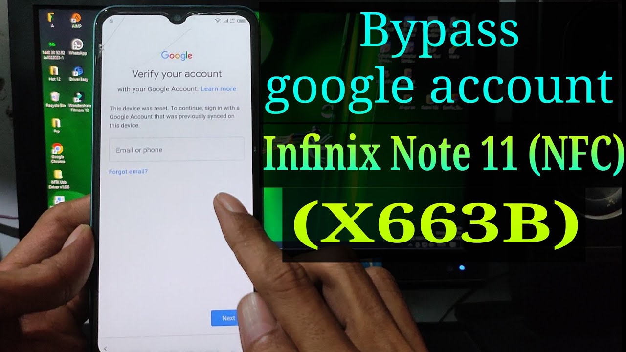 Frp Bypass Infinix Note 11 (X663B) || Bypass akun google infinix note 11 NFC