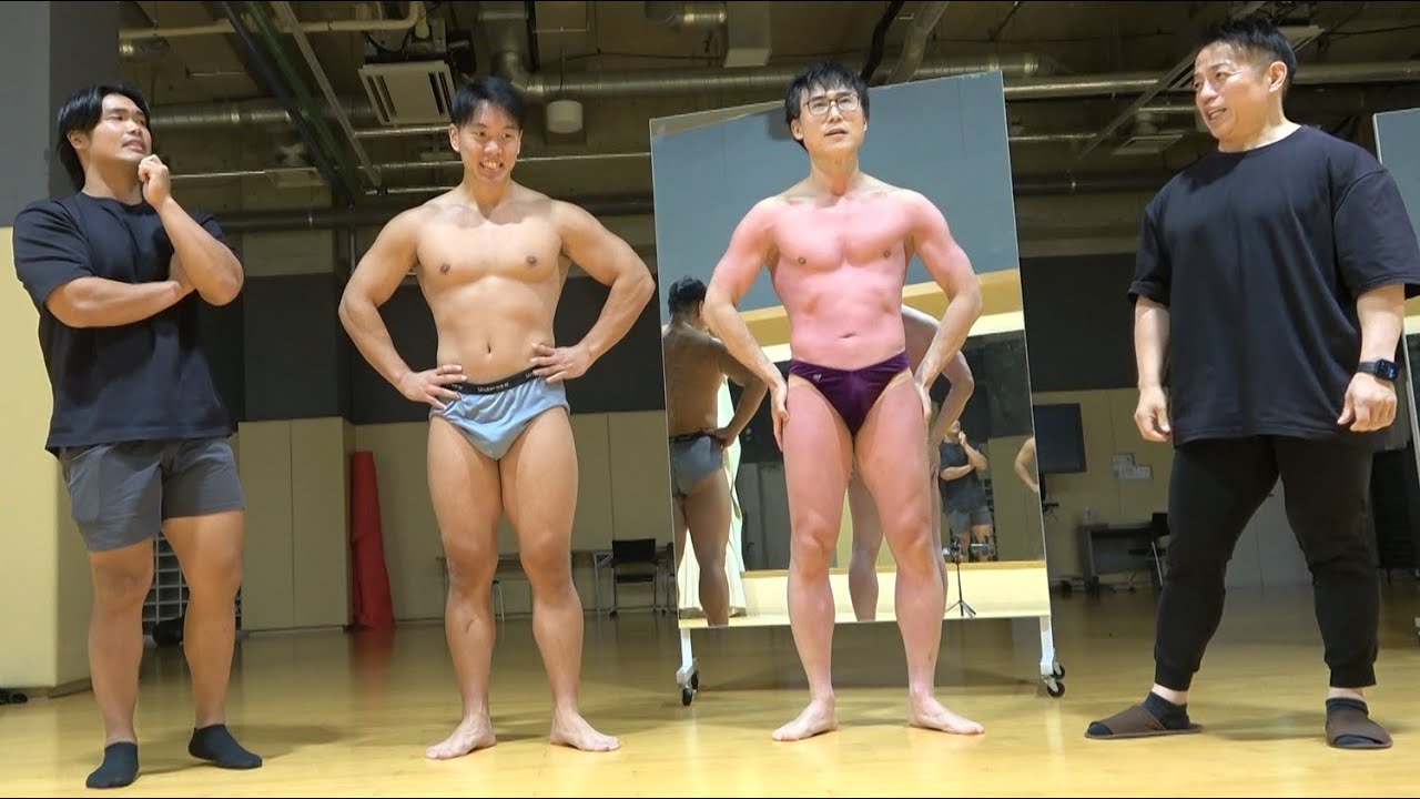 ジュラシックカップ欠場の山崎恭介とポージング対決しました！