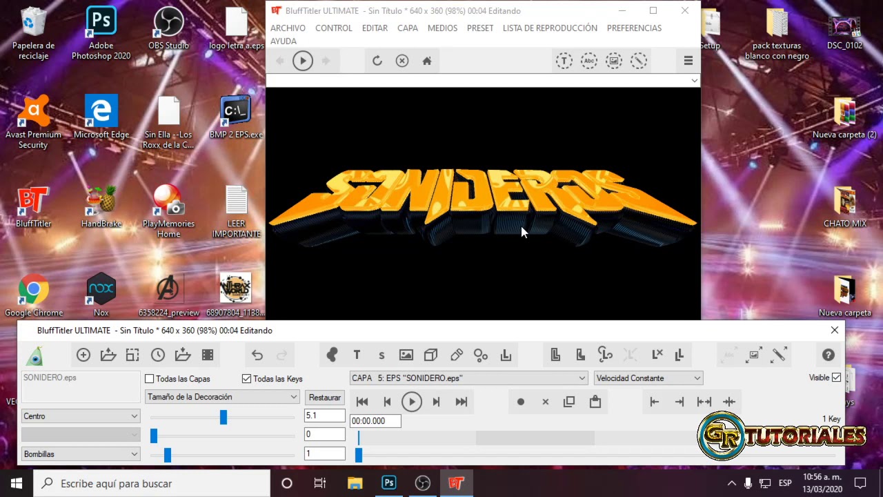 COMO HACER UN LOGO SONIDERO 2021 /DESDE CEROS EN -PHOTOSHOP -BMP -BLUFFTLITLER