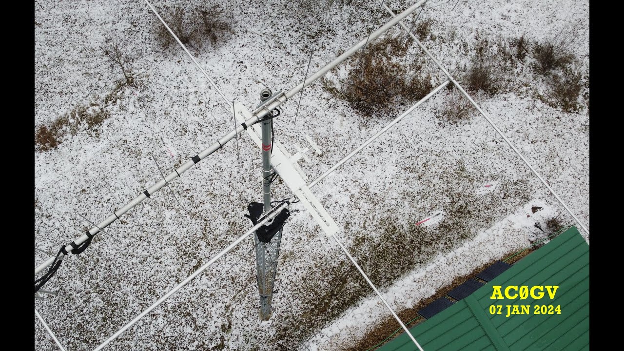 ROHN FK-25 tower drone flight (silent, see notes below)