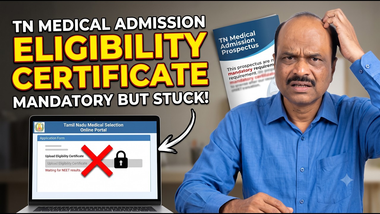 UNABLE to Get Your TN MBBS Eligibility Certificate? Do This