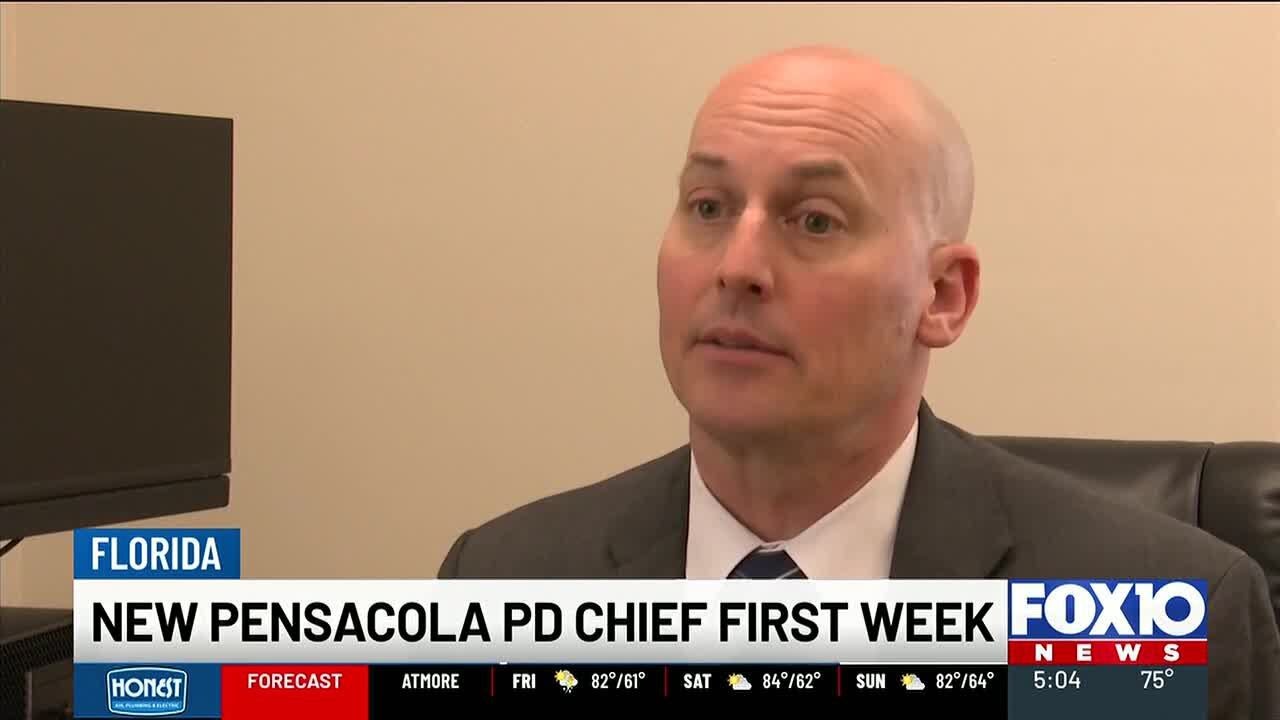 Pensacola’s new police chief begins first week on the job