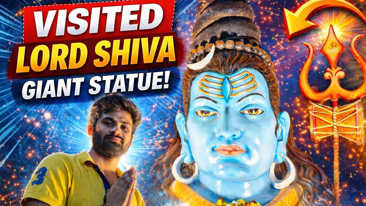 నవీ ముంబైలో ఇంత పెద్ద శివుడి విగ్రహం ఉందా? 😲 | ఘన్సోలి వ్లాగ్ 