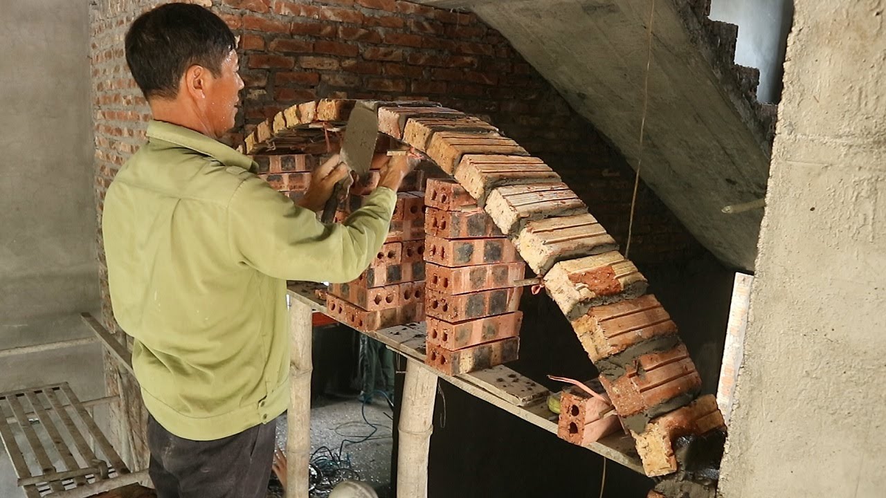 Building Brick Dome In The House - How To Shape and Construction Brick Dome
