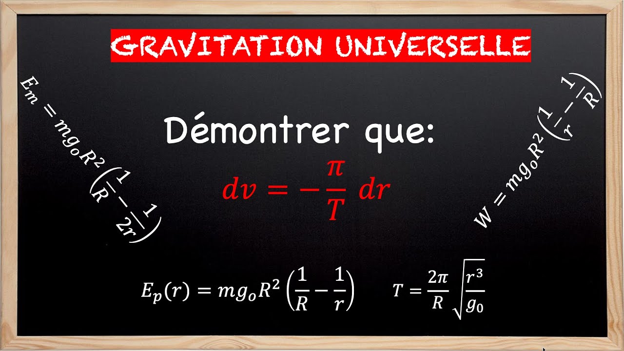 Un exercice interessant sur la gravitation universelle 🌍 🤯