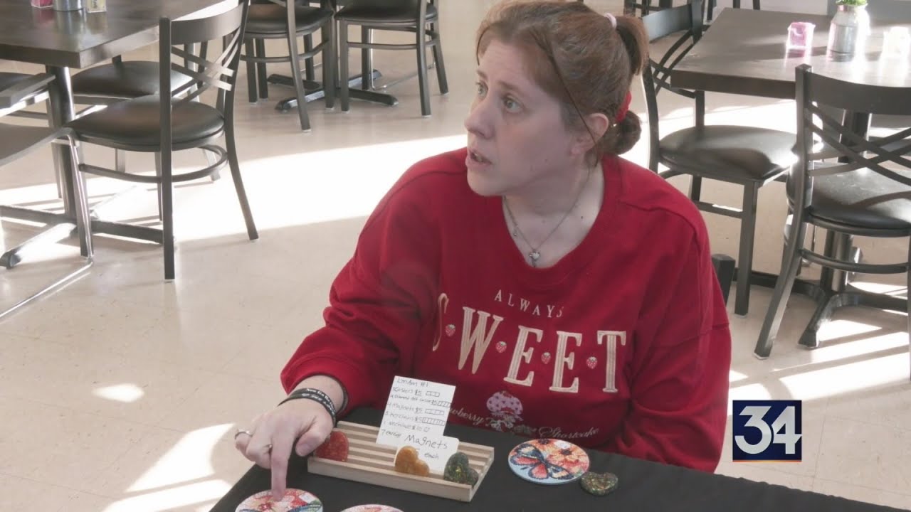 ACHIEVE clients sell their art at open house event